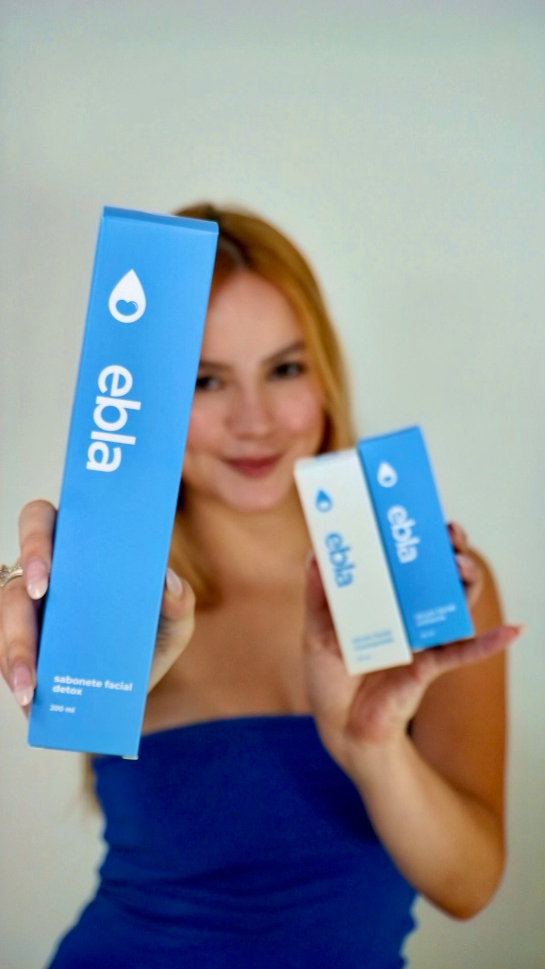 Kit Ebla 1 Sabonete Facial Detox + 1 Sérum Antiacne + 1 Sérum 10% nano niacinamida