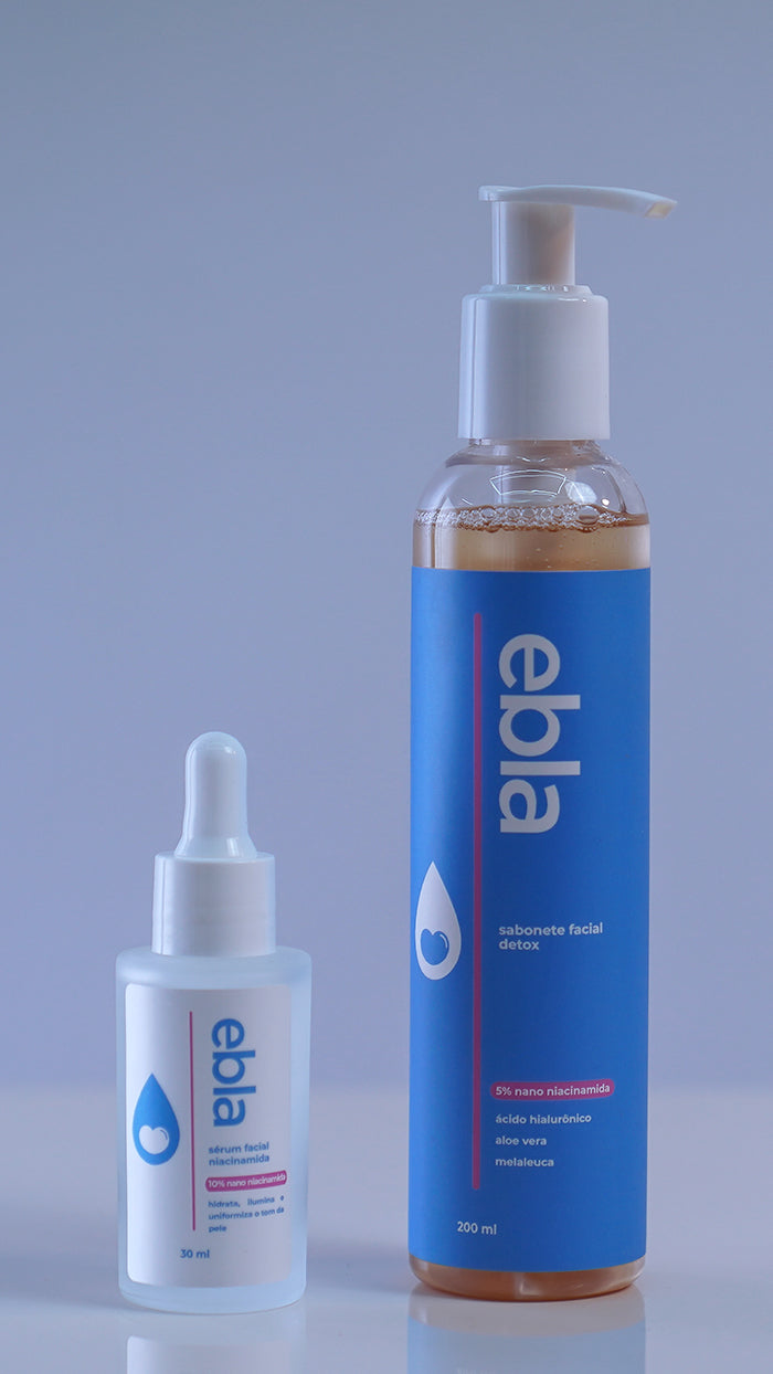 Kit 1 Sérum 10% Nano Niacinamida + 1 Sabonete Facial Detox